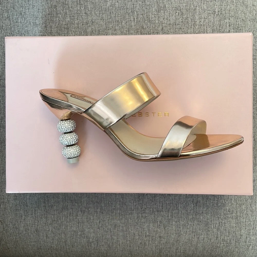 Sophia Webster Jumbo Rosalind 50mm Ball Heel - Picture 1 of 9